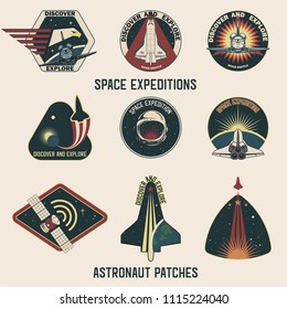 Space Expedition Astronaut Patches