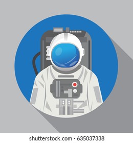 Space Exploration Astronaut, vector