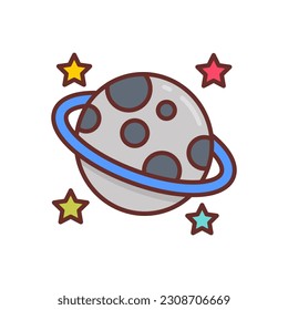 Space Exploration icon in vector. Illustration