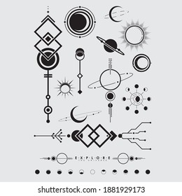 space explore the universe background templates