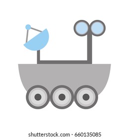 Space explorer car icon