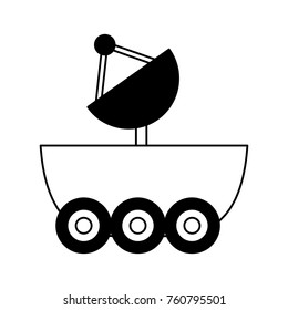 Space explorer car icon