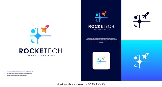 space explorer logo, speed service, graphic vector illustration.