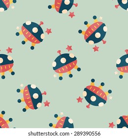 Space flat icon,eps10 seamless pattern background