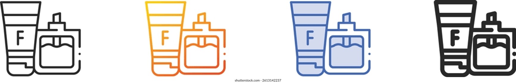space food icon.Thin Linear, Gradient, Blue Stroke and bold Style Design Isolated On White Background