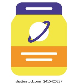 Space Food space technology object illustration