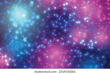 space galaxy blue , purple abstract background 