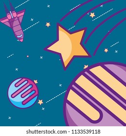 space galaxy card