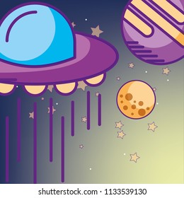 space galaxy card