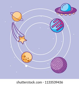 space galaxy card