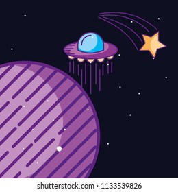 space galaxy card