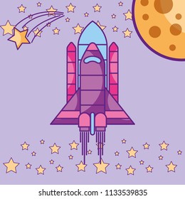 space galaxy card