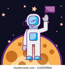 space galaxy card