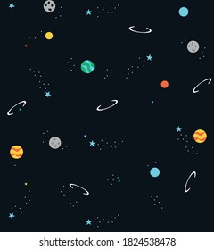 Space Galaxy constellation pattern print could be used for textile, zodiac star yoga mat, phone case