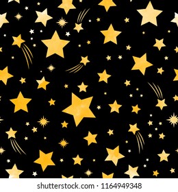 Space Galaxy constellation seamless pattern print could be used for textile, zodiac star yoga mat, phone case
