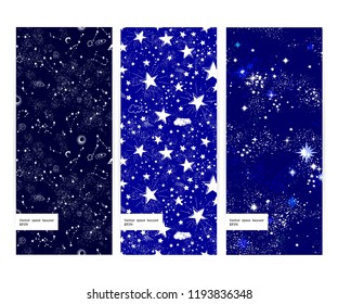 Space Galaxy constellation seamless pattern print could be used for textile, package design, zodiac star yoga mat, phone case