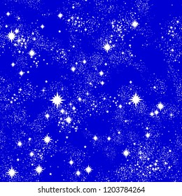 Space Galaxy constellation seamless pattern print could be used for textile, package design, zodiac star yoga mat, phone case