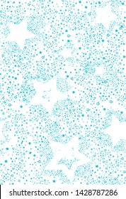Space Galaxy constellation seamless pattern print could be used for textile, zodiac star yoga mat, phone case