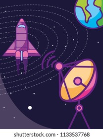 space galaxy cosmic card