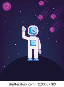 space galaxy cosmic card