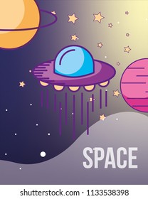space galaxy cosmic card