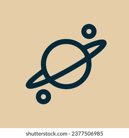 imagen de galaxia espacial Saturn planet vector ilustración