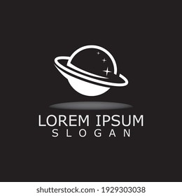 Space Galaxy logo for business image design template vector