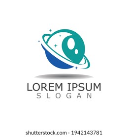 Space Galaxy logo for business image design template vector creative