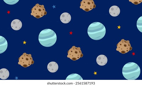 Space, galaxy pattern background. Space, galaxy illustration pattern. Space, galaxy background. Perfect for fabrics, print, textile, wallpaper, and decor. SSTKbackgrounds 
