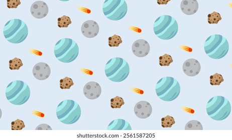 Space, galaxy pattern background. Space, galaxy illustration pattern. Space, galaxy background. Perfect for fabrics, print, textile, wallpaper, and decor. SSTKbackgrounds 