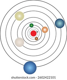 Space galaxy planets solar system