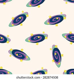 Space galaxy ,seamless pattern