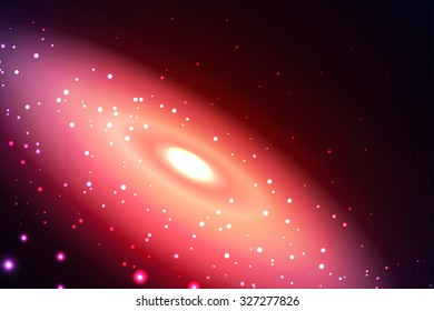 space and galaxy vector image