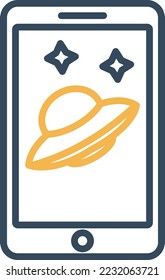 Space game Vector Icon which is suitable for commercial work and easily modify or edit it
