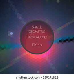 Space geometric background