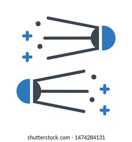 space glyph colour vector icon