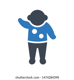space glyph colour vector icon