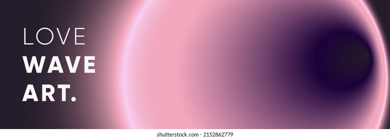 Space gradient blurred pattern background. Vector wide horizontal abstract minimal duotone backdrop template.
