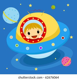 Space greeting