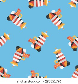 Space gun flat icon,eps10 seamless pattern background