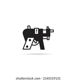 ilustración vectorial de icono de arma espacial