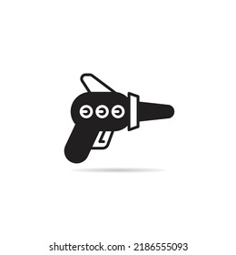 ilustración vectorial de icono de arma espacial