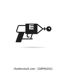 space gun icon vector illustration