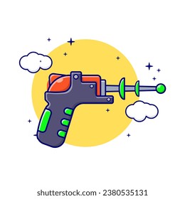 Space gun Laser illustration, Vector, Icon Isolated