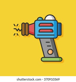 Space Gun vector icon