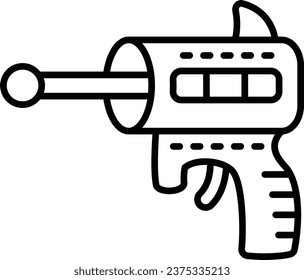 Icono vector de arma espacial. Se puede usar para imprimir, móviles y aplicaciones web.