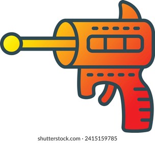 Space Gun vector icon. Can be used for printing, mobile and web applications.