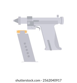 Space Gun, Space Vector Illustration, Isolated
