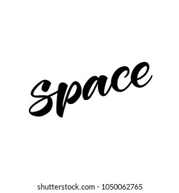 SPACE | HAND LETTERING