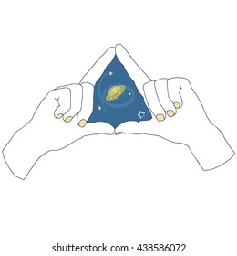 Space in the hands